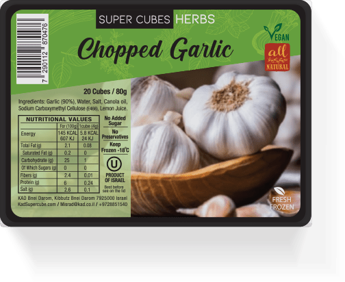 Gefen Garlic Cubes, Crushed